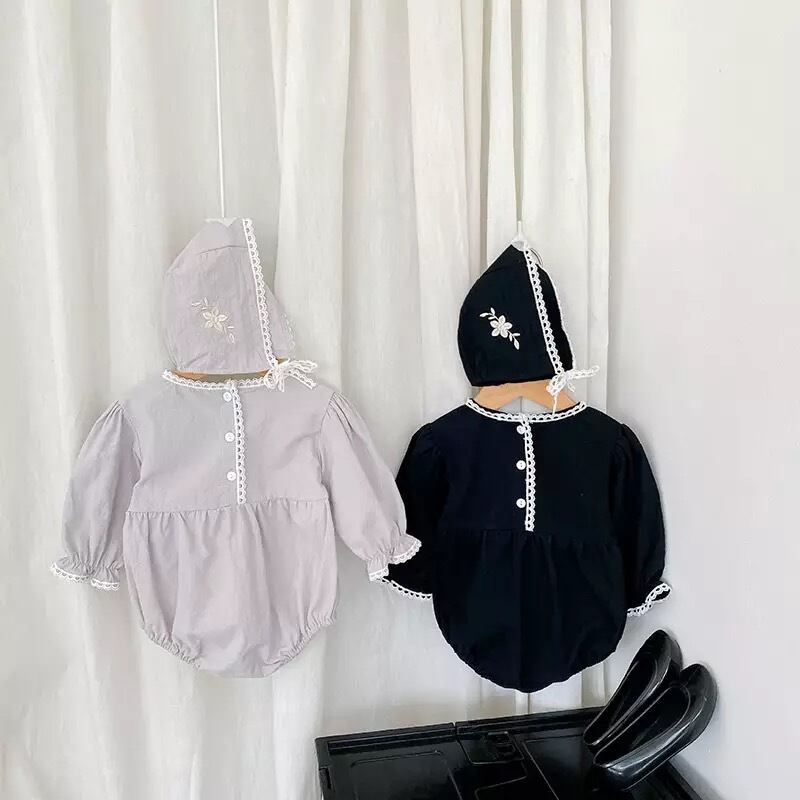 【即納】刺繍のロンパース｜海外子供服｜韓国子供服