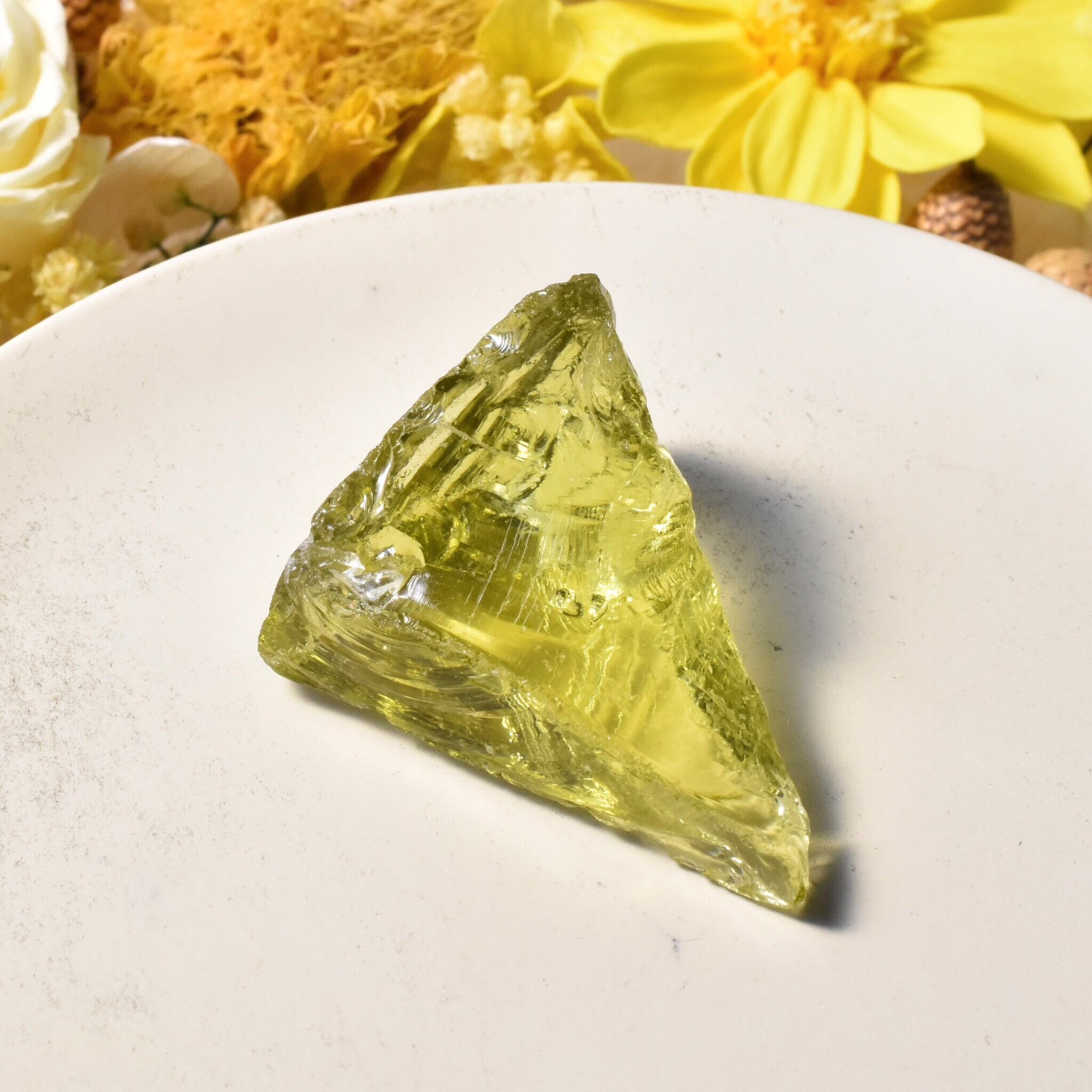 インドネシア産アンダラクリスタル原石 《鶸色~ひわいろ~》 A