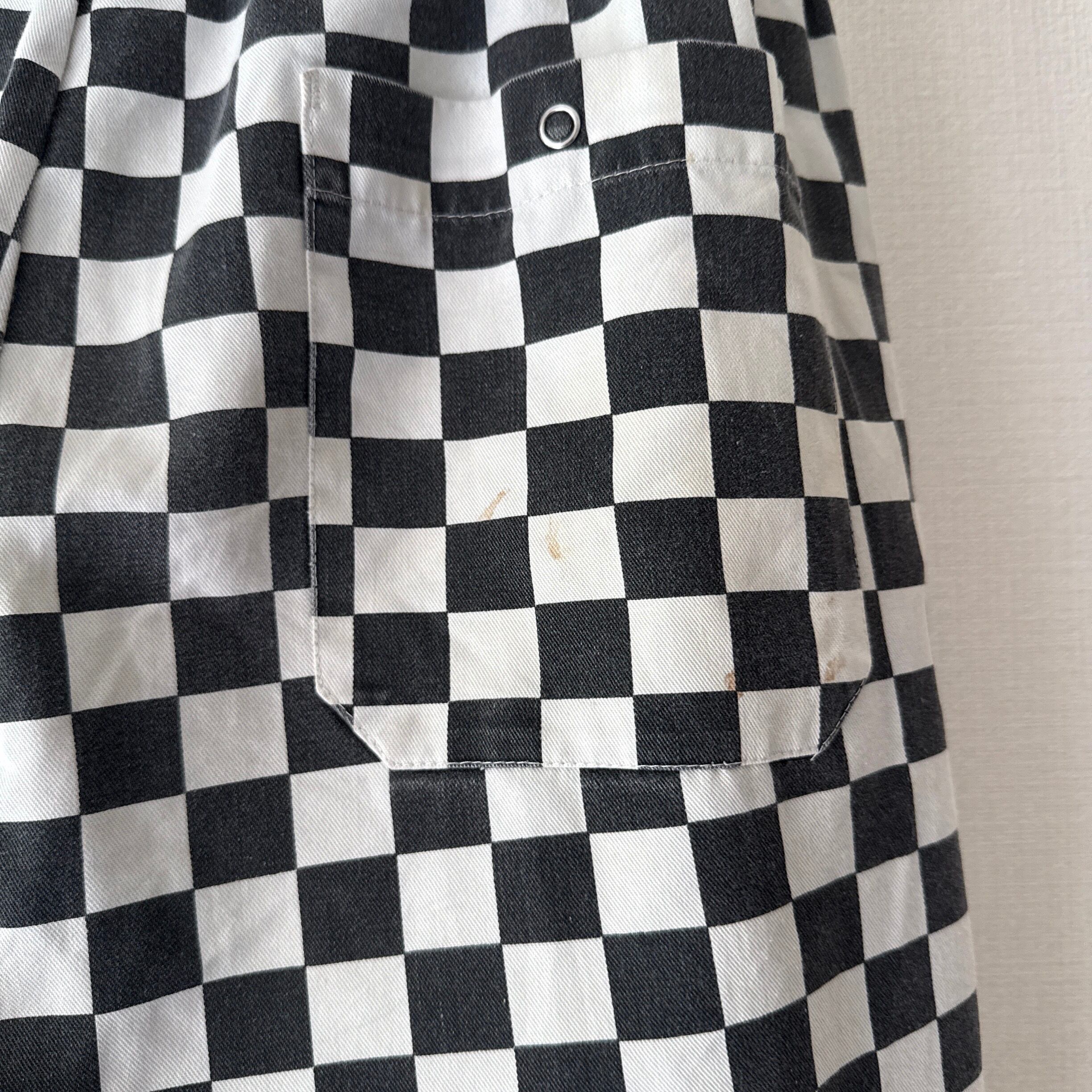 OLD Checkered Flag Easy Pants チェッカーフラッグ 柄イージーパンツ