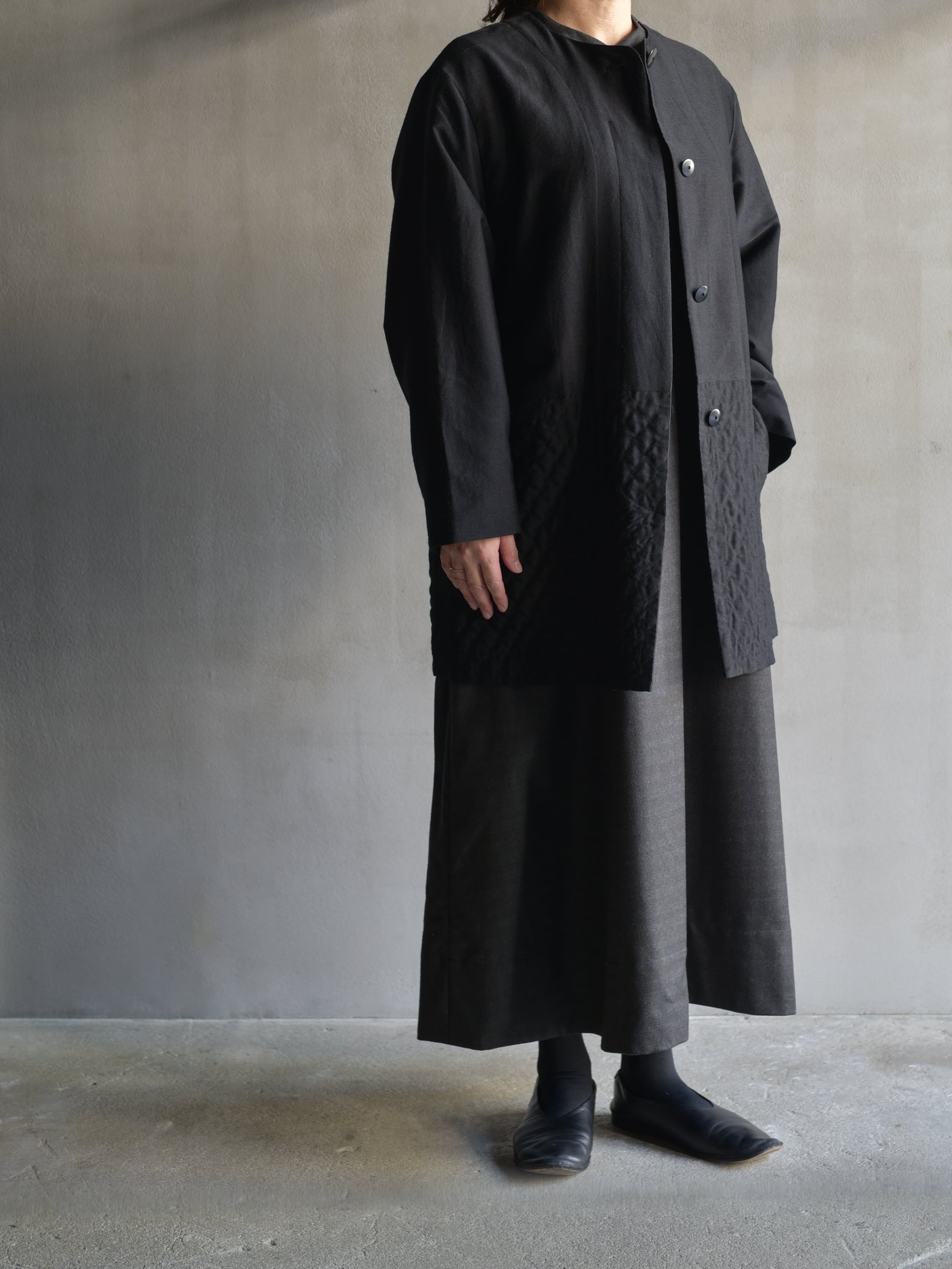 ARTS&SCIENCE / AW / Side tuck button dress / Women's 1 | MUTTE