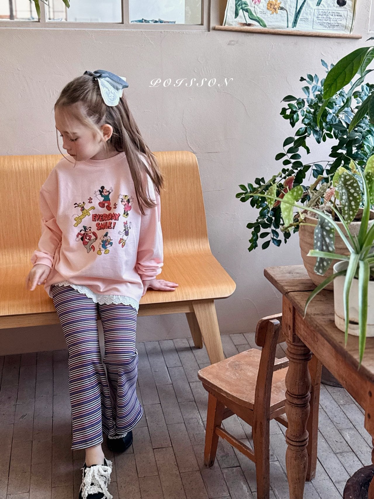 B649【即納】color pop pants