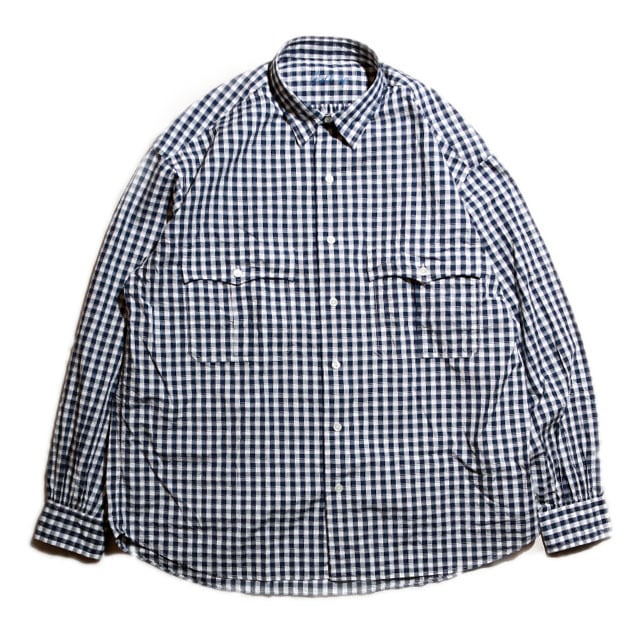 Porter Classic - ROLL UP GINGHAM CHECK SHIRT ポータークラシック