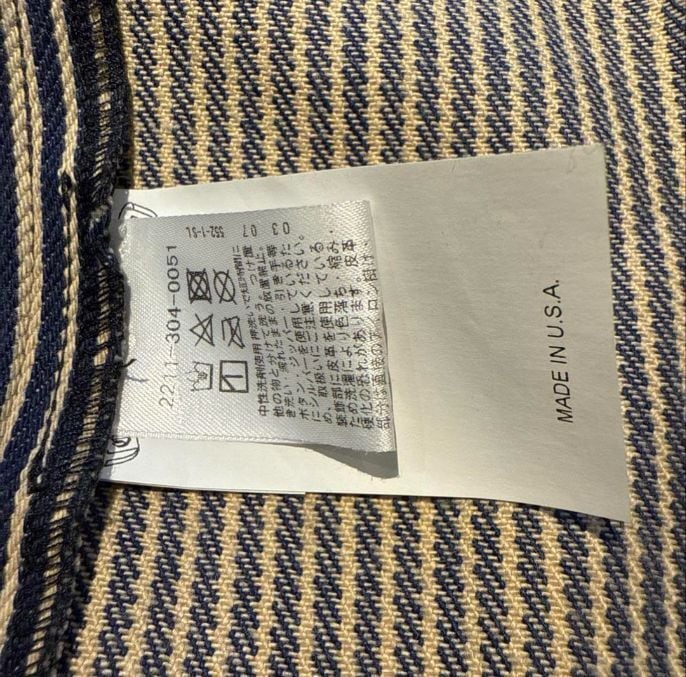 CHROME HEARTS クロムハーツ ラストバイト ストライプシャツ