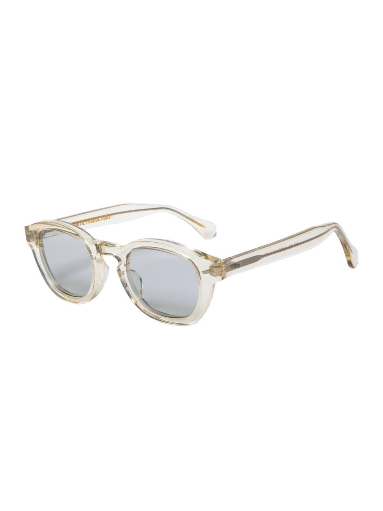 Raza Glasses - Clear × Light Gray -