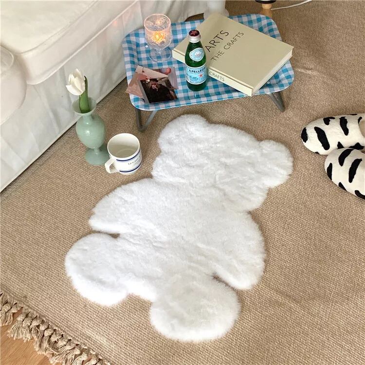 【CARPET】柔らかい小熊コットンカーペット