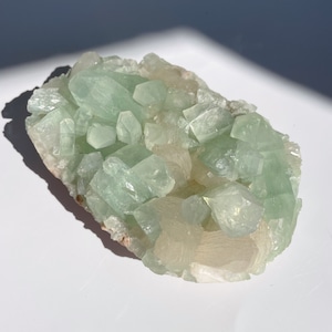 グリーンアポフィライト&スティルバイト 36◇ Green Apophyllite & Stilbite ◇天然石・鉱物・パワーストーン