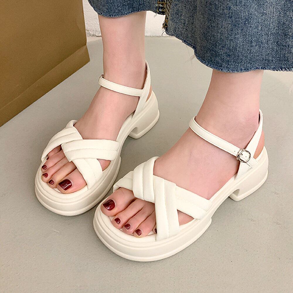 厚底 スポーツサンダル レディース 春夏秋 韓国 大人 かわいい