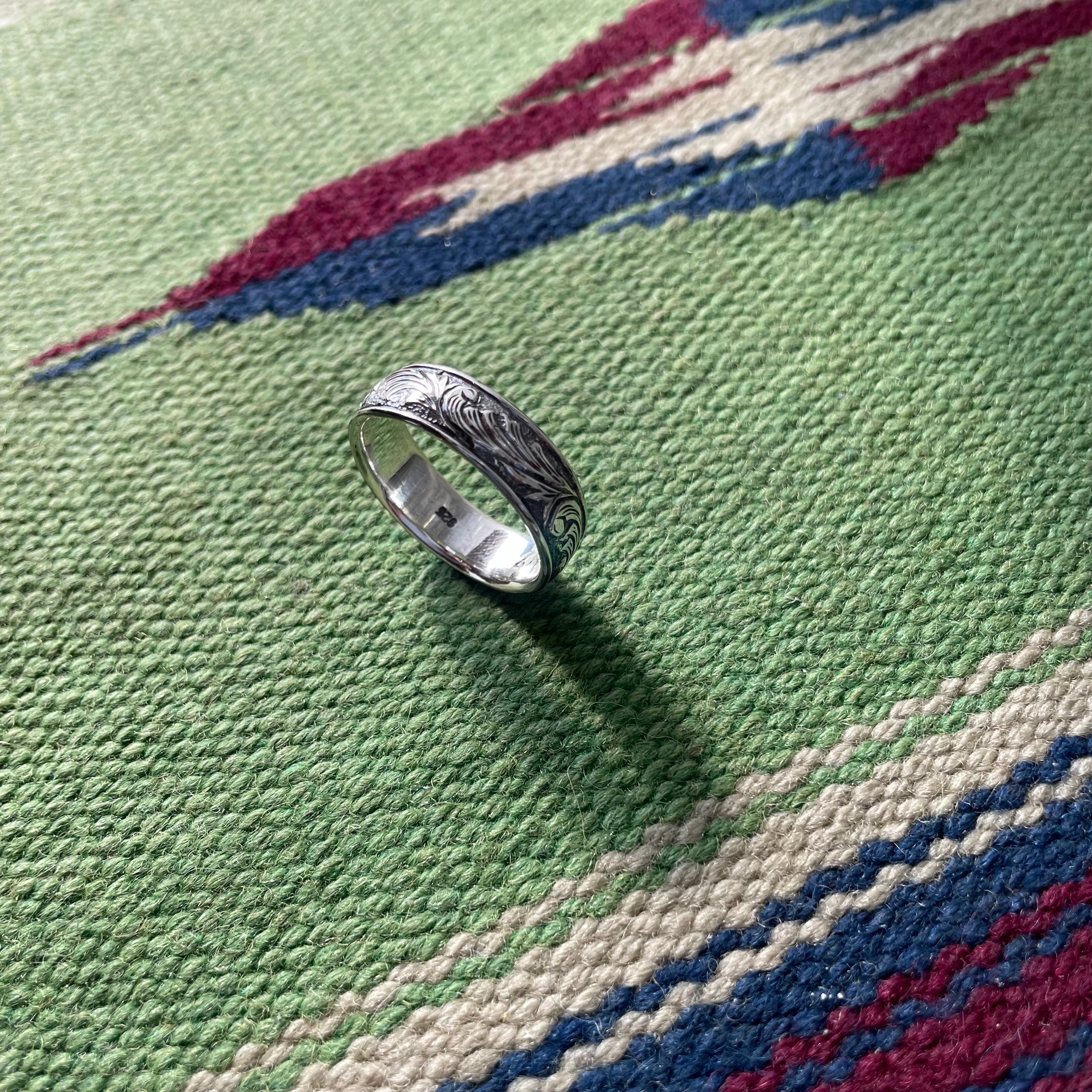 Lenny silver smith ナローフェザーリング　#19 RING | LENNY SILVERSMITH