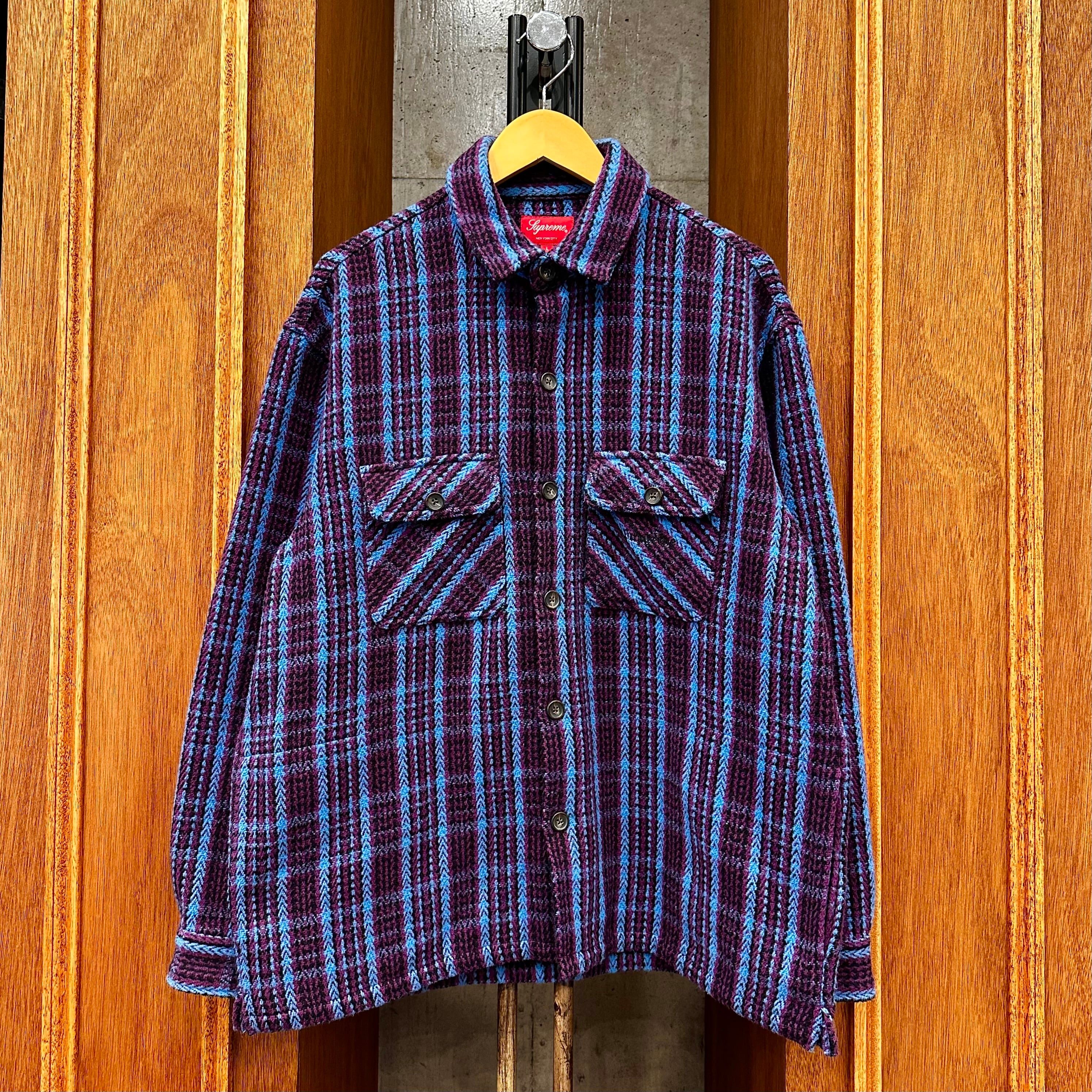 Supreme Heavy Flannel Shirt DARK PLUM | safarionline
