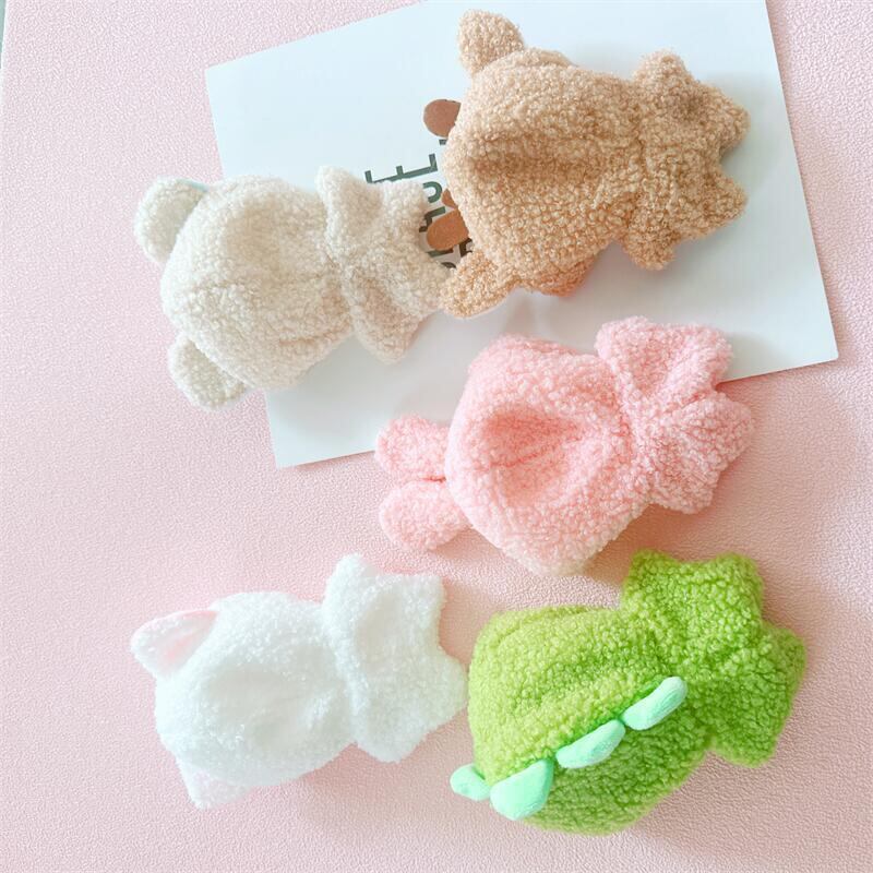 10㎝用】10種類展開 かわいい もこもこ ボア アニマル 着ぐるみ ぬい活