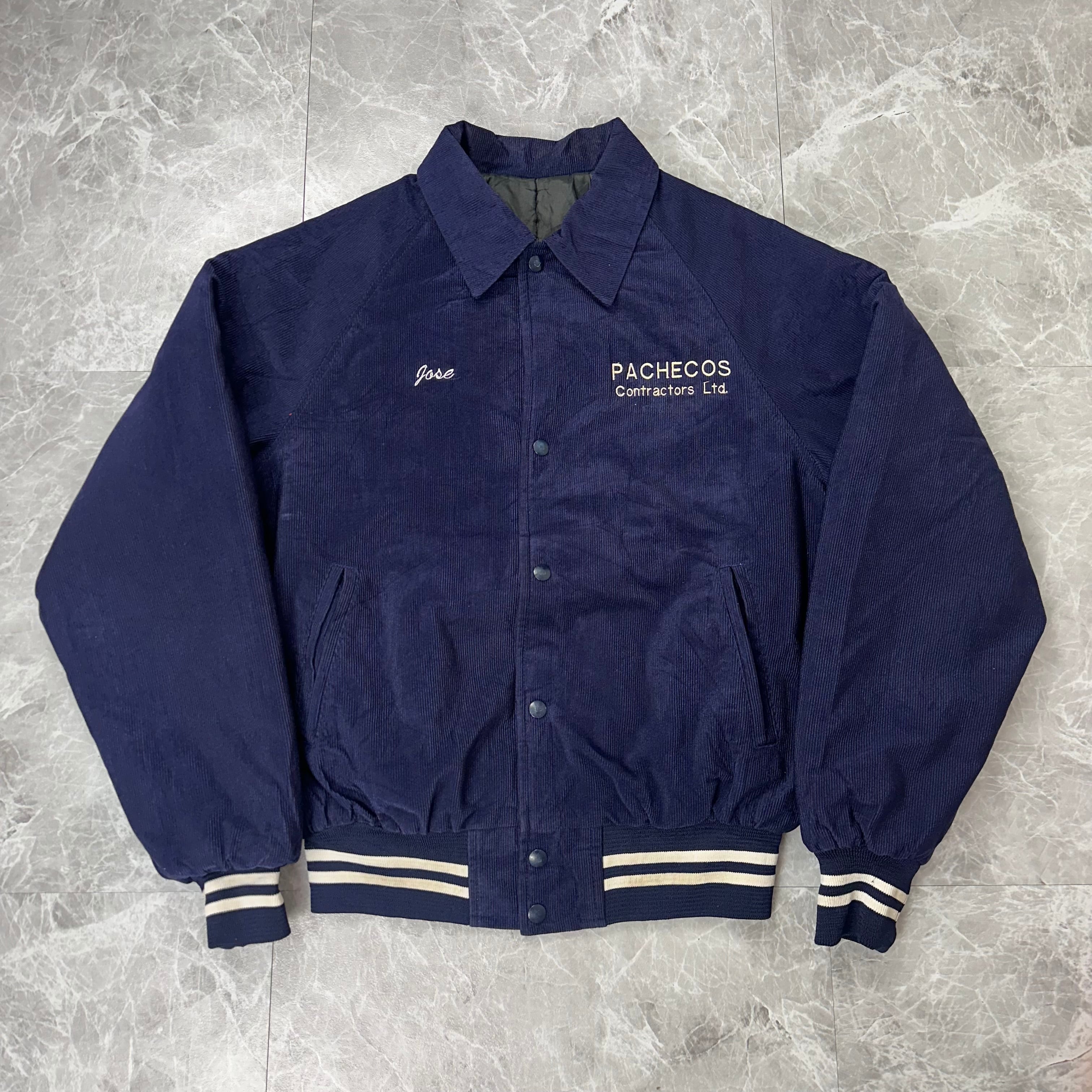 80s-90s VINTAGE FRENCH CHINA JACKET INDIGO-BLUE Shanghai OLD