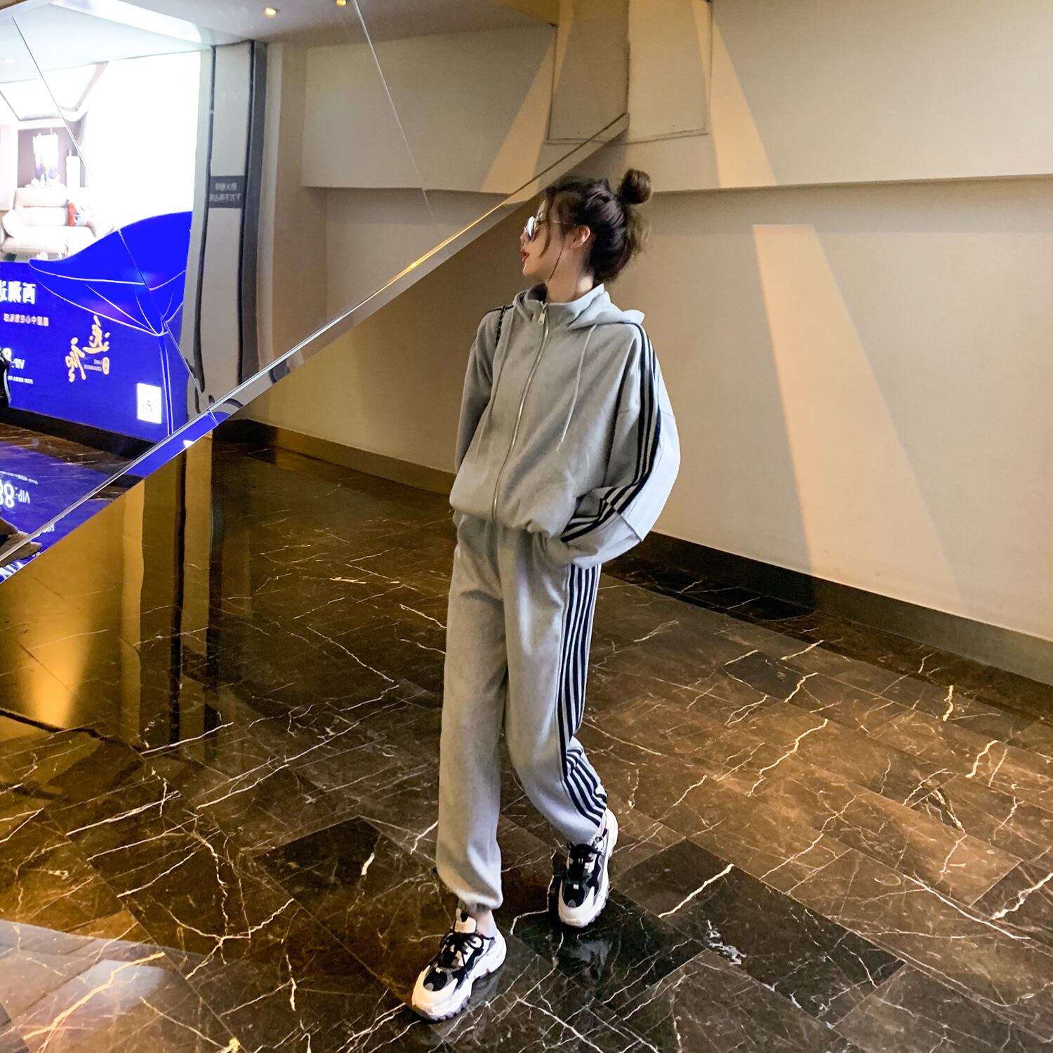 スプリングレッドフードセーター ストリート 春物 6Du_Shop_Women60916434692