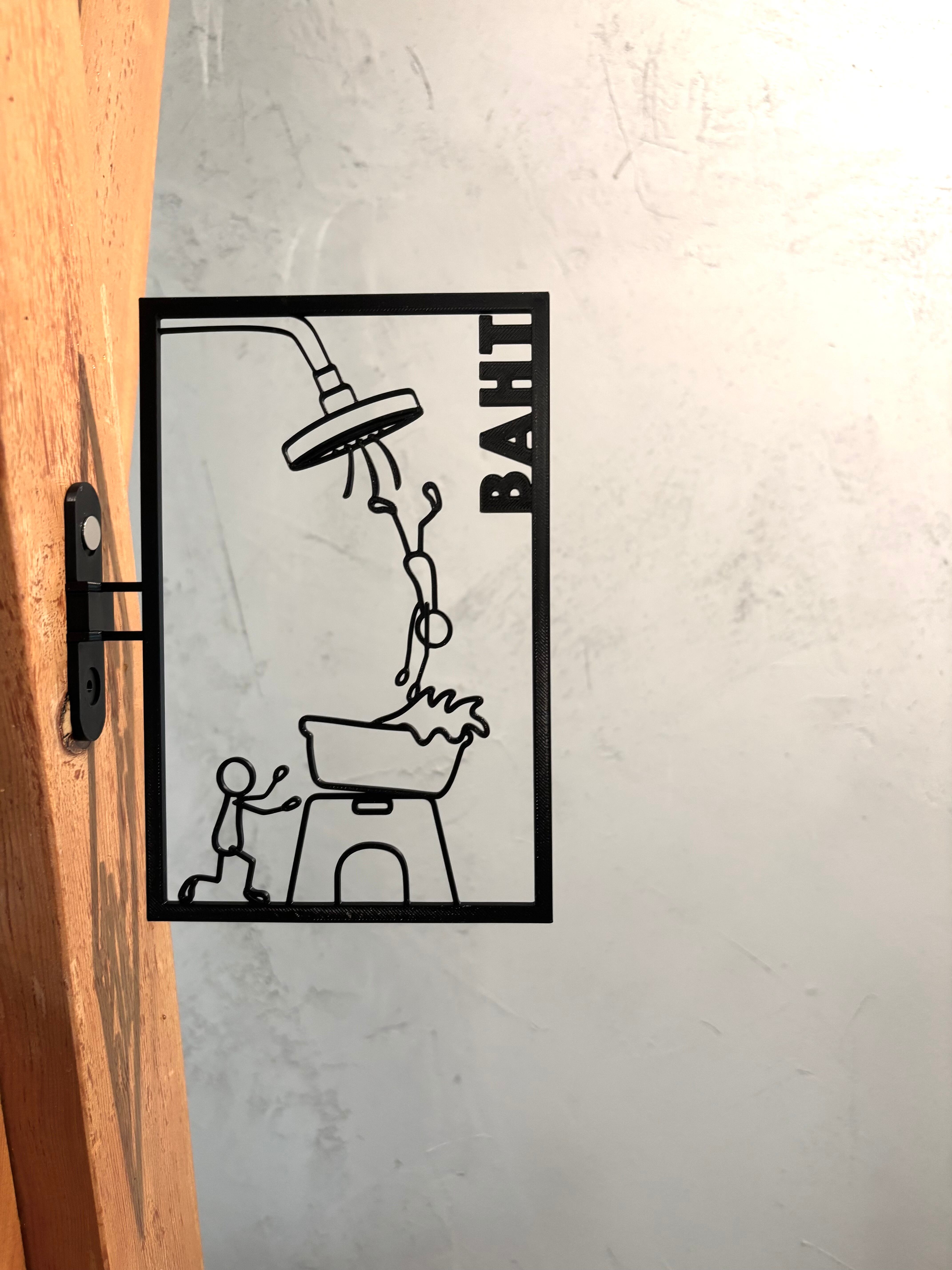 【絵本シリーズ】お風呂で飛び込み_バスルームサイン_081