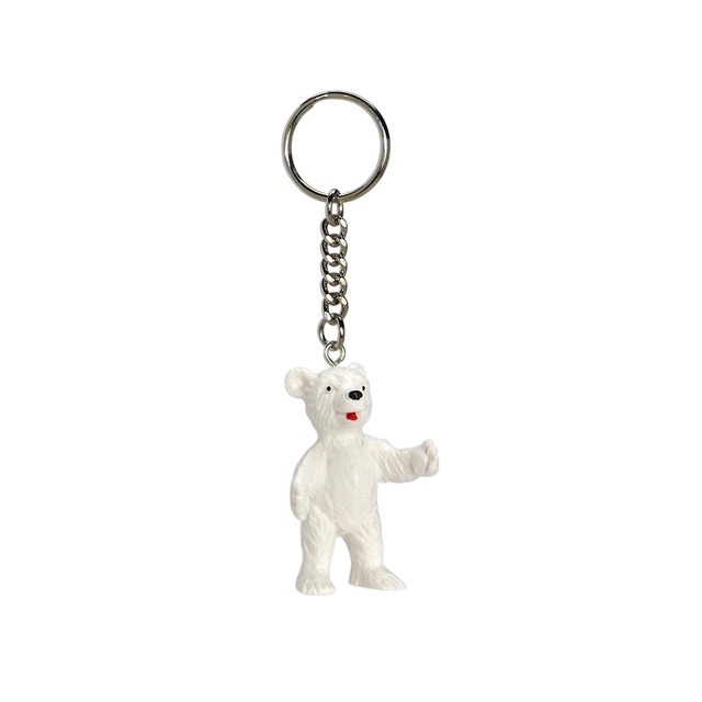 Alfred Fischer Keyring "Standing Bear White" アルフレッド・フィッシャー キーホルダー