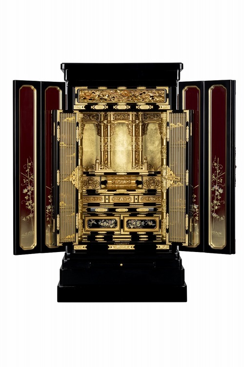 京型の金仏壇 上置タイプ 高さ100cm（お西向け）｜KB-G-014