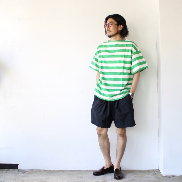 melple ナイロンショートパンツ / N.R.N.R Buggy Shorts （Black） | C