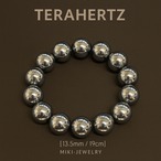 圧倒的な存在感と高波動をまとう輝き｜MIKI-JEWELRY テラヘルツブレスレット 14mm｜Terahertz Bracelet 14mm