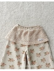 アーバンラビット / URBAN RABBIT / ニットラップ花柄パンツ / 韓国子供服 / キッズ / 26winter〖取寄〗*XS~XL*