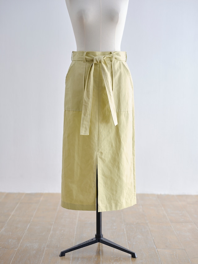 slit long skirt