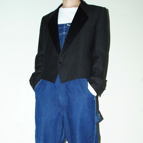 『Louis Feraud』 vintage cropped Tux jacket