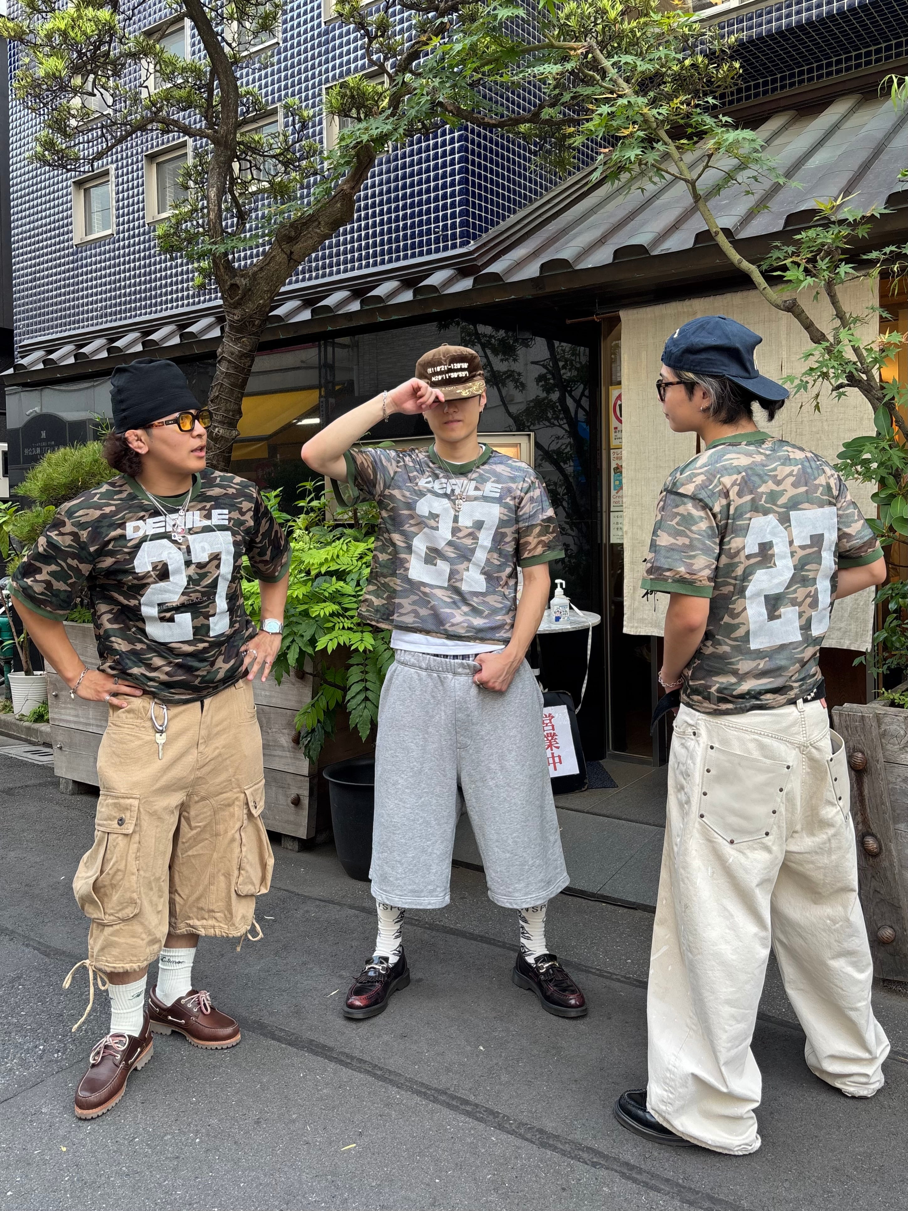 Deaile Camo Mesh Tee | Deaile