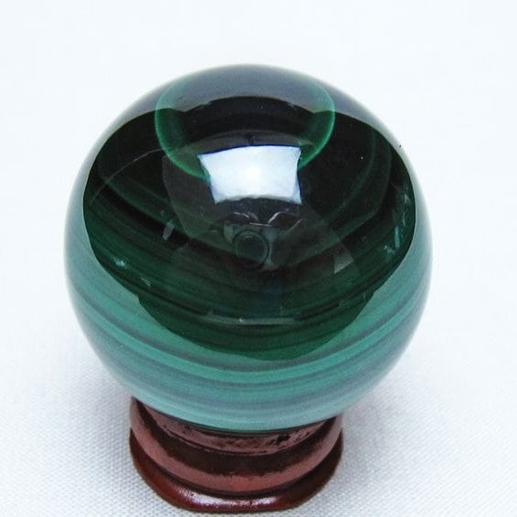 マラカイト 丸玉 37mm スフィア 置物 一点物 141-8356 | 天然石
