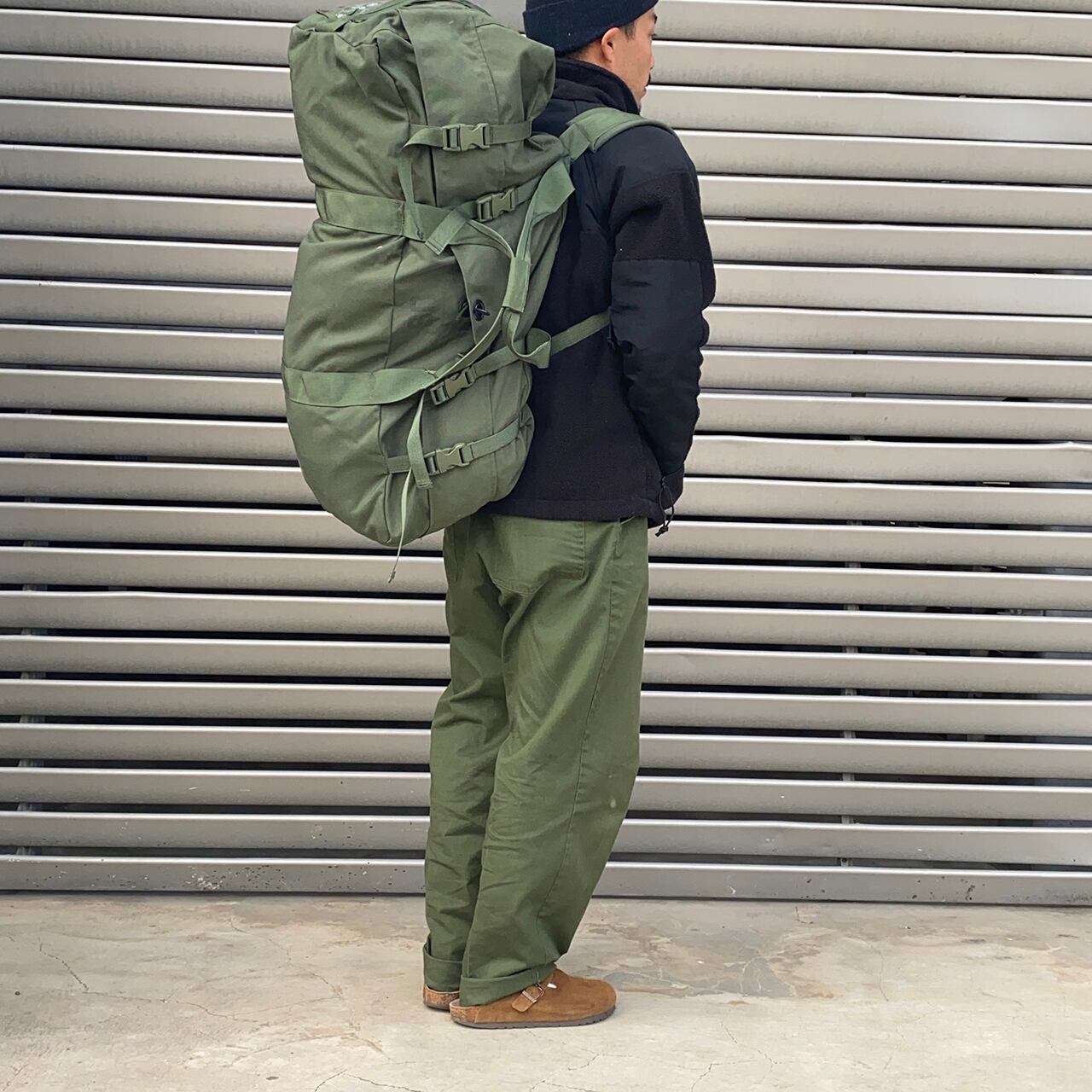 【A】USED 米軍実物 新型 ナイロン ダッフルバッグ [Condition A] hab