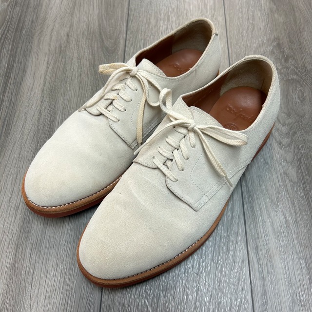polpetta PLANE-TOE SUEDE SHOES《41》