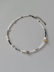 Bold Line - beads Necklace［BZN20］