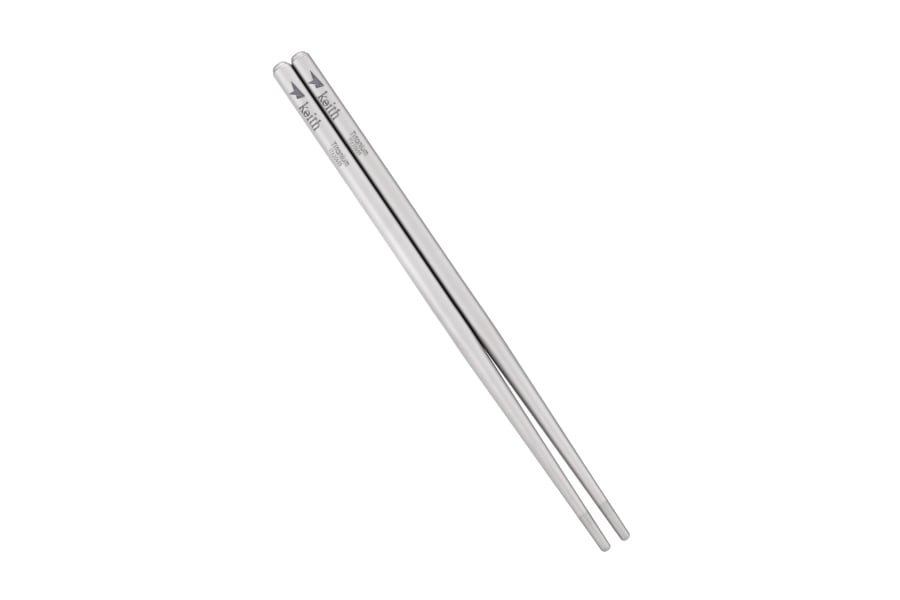 Keith チタン箸 Titanium Portable Solid Round Handle Chopsticks