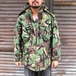 希少なフード付き 70s 英国 イギリス軍 Blitish Army 実物 DPMカモ 迷彩 フィールド ジャケット ミリタリー ヴィンテージ コンバット