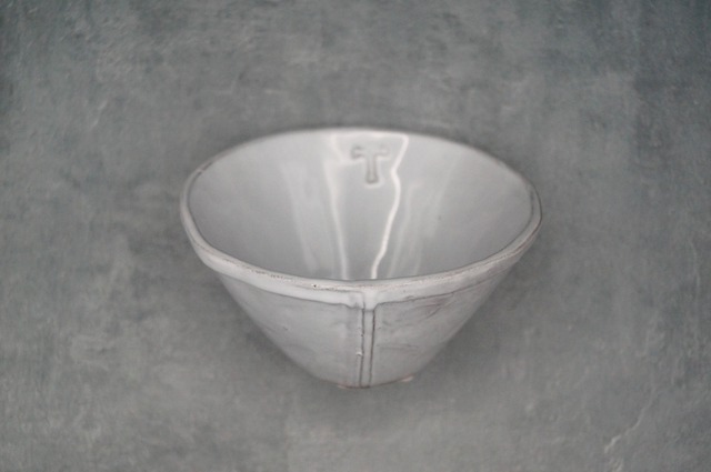 TAZON 11 CM POSTRE CACHARRO - BLANCO CRISTAL