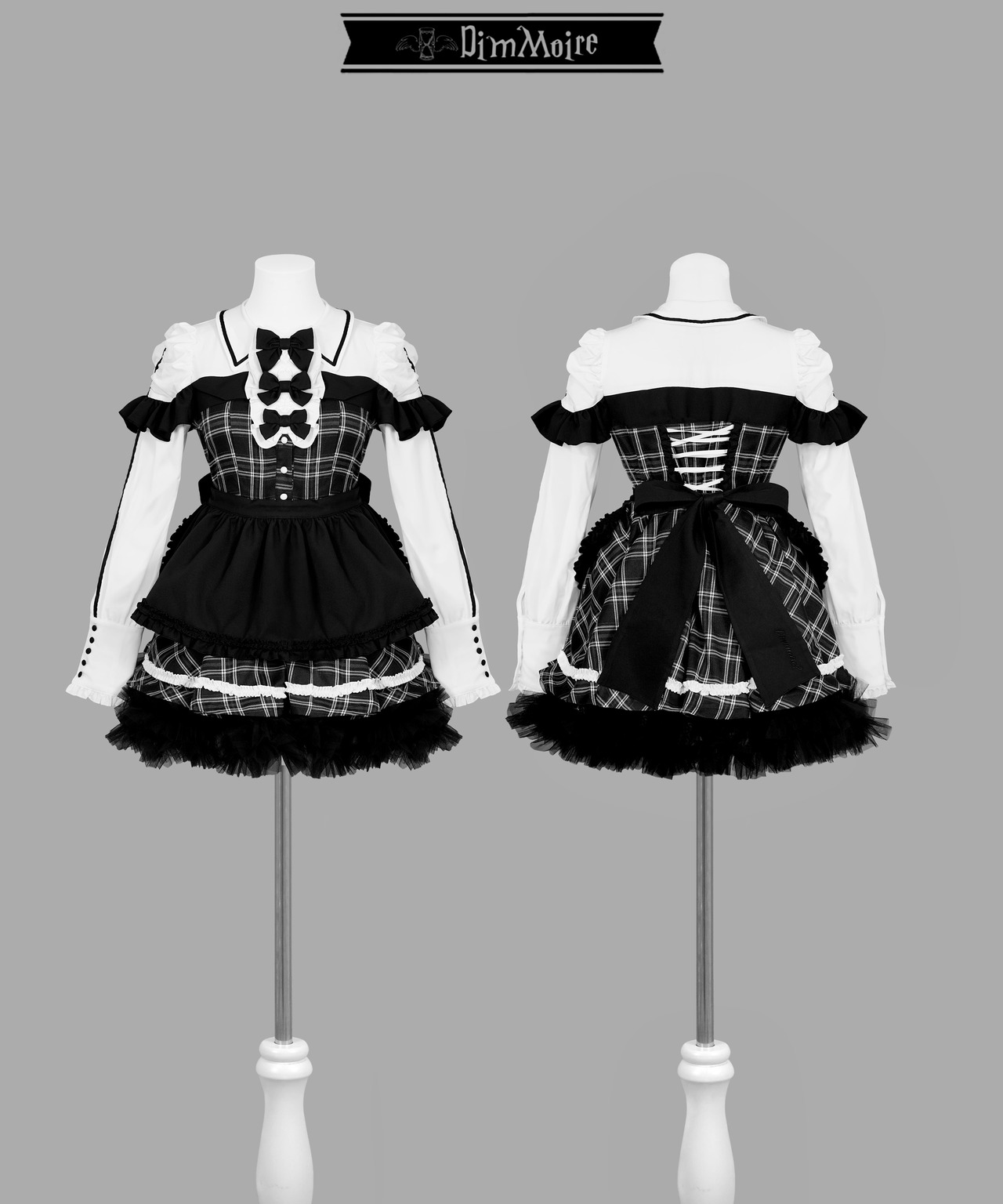 お嬢様の従愛ワンピース【チェック&White】