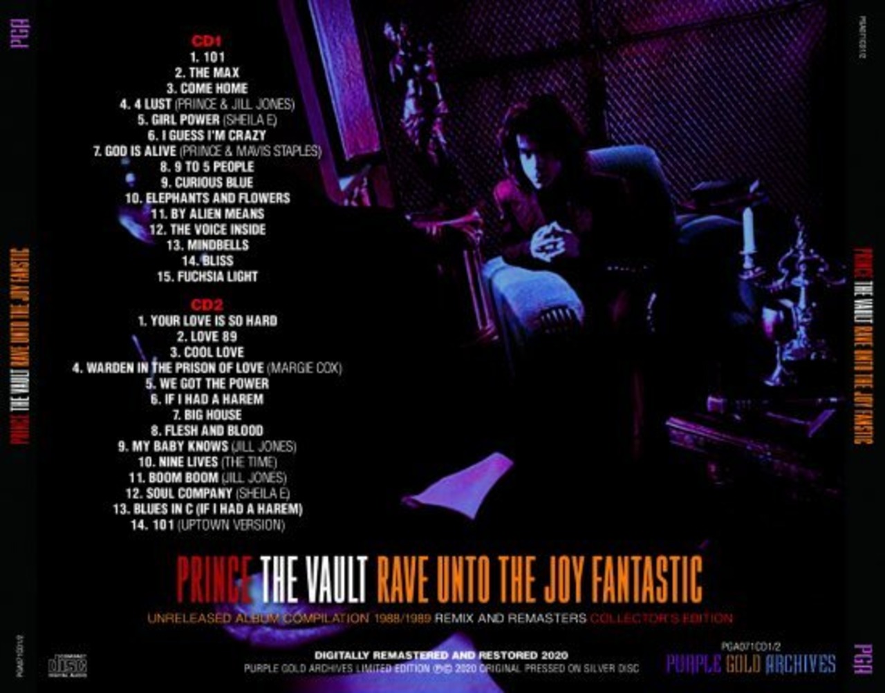 Vault Rave PRINCE / THE VAULT-RAVE UNTO THE JOY FANTASTIC (2CD) | R-Music ...