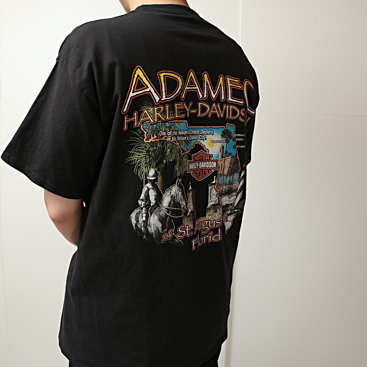 00s Harley-Davidson ハーレーダビッドソン 両面プリント 半袖 Tシャツ 古着 used