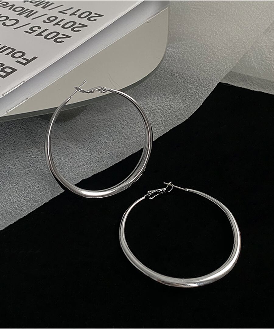 フープピアス◆直径5cm【e-70370】