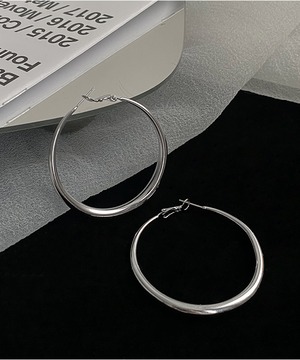 フープピアス◆直径5cm【e-70370】