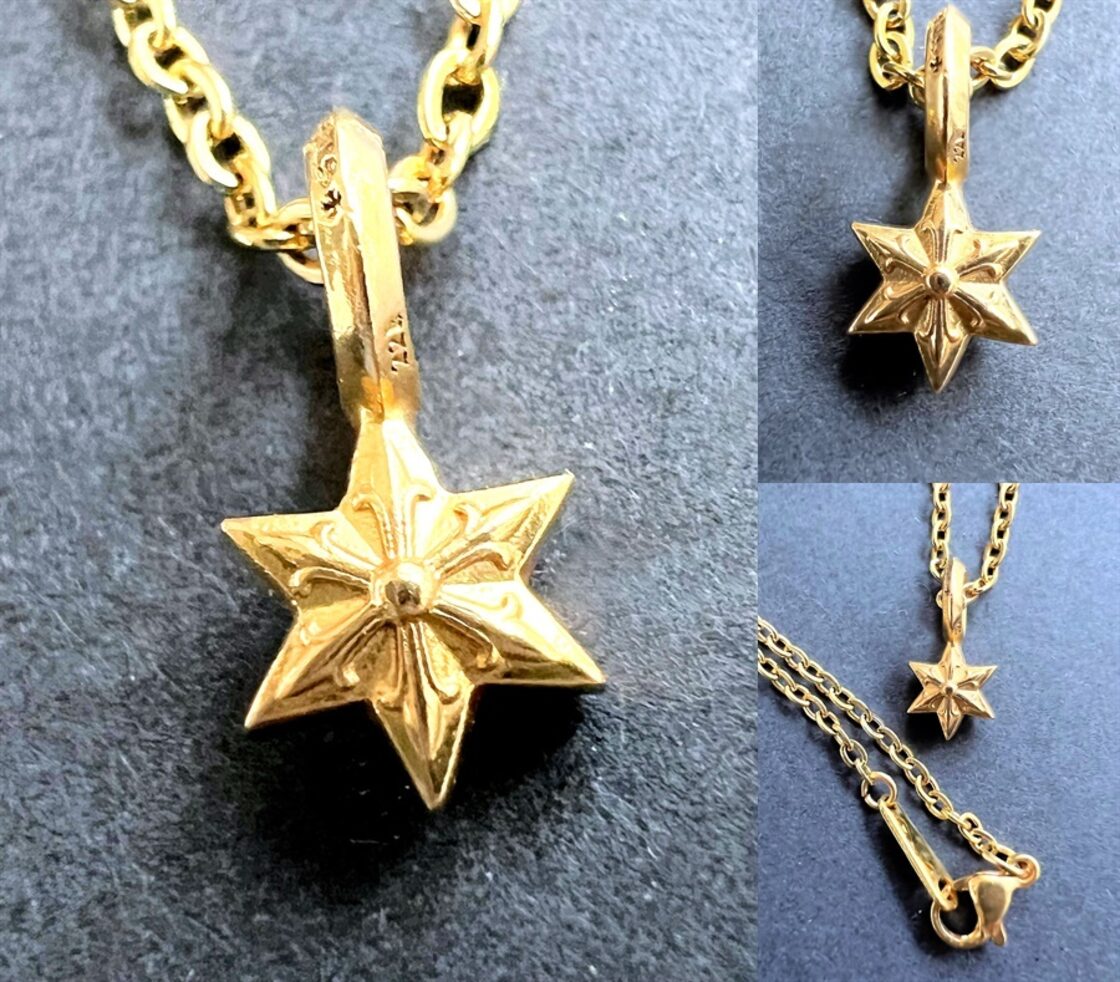 CHROME HEARTS クロムハーツ STACK STAR V2 スタックスター 22K V2  