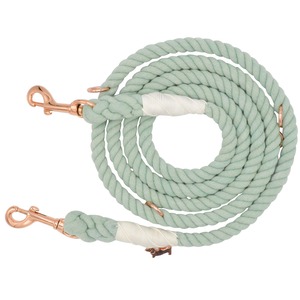 NEW【SASSY WOOF】HANDS FREE ROPE LEASH - MINT TO BE