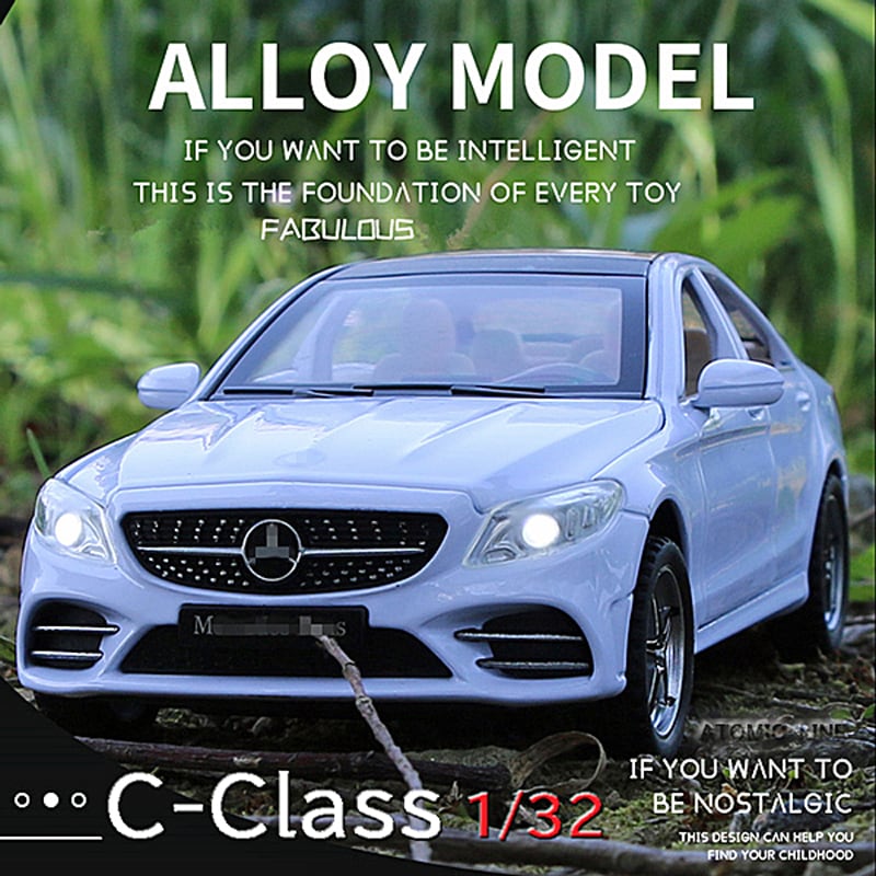 メルセデス ベンツ Cクラス 1/32 ミニカー 全5色 ライト点灯 メルセデス ベンツ Cクラス 1/32 ミニカー 全5色 ライト点灯