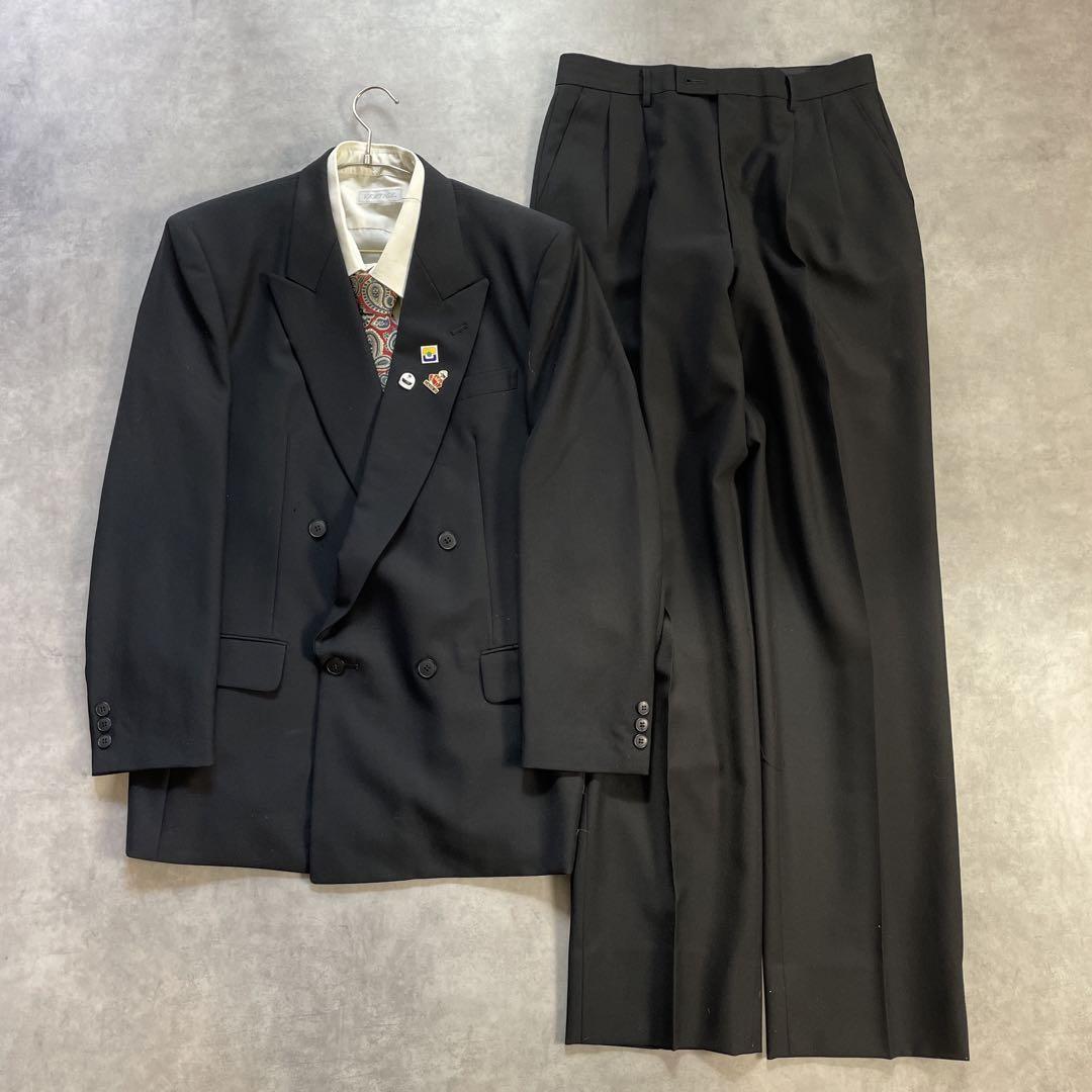 90s ヴィンテージ スーツ ダブル セットアップ ピンズvol.57ペイズリー