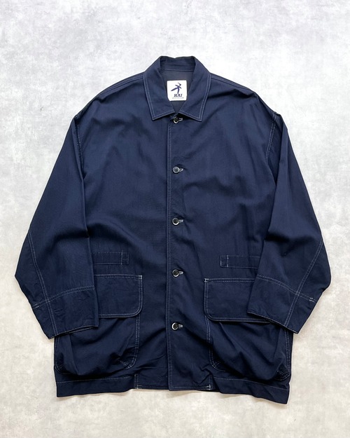 ~90s HAI SPORTING GEAR Cotton×Rayon Coverall Jacket
