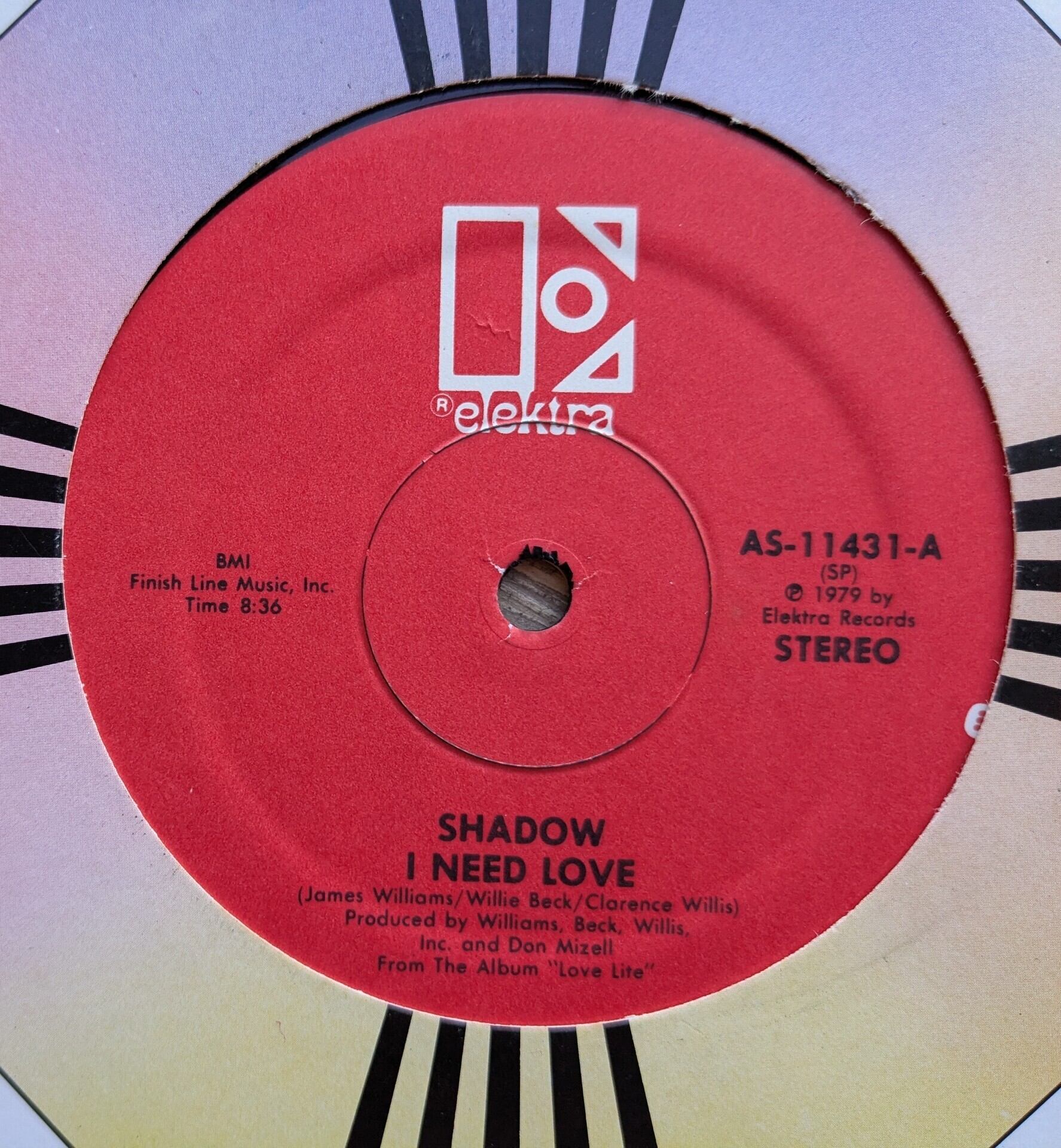 Shadow「I Need Love」:12inchレコード | 音とこだま