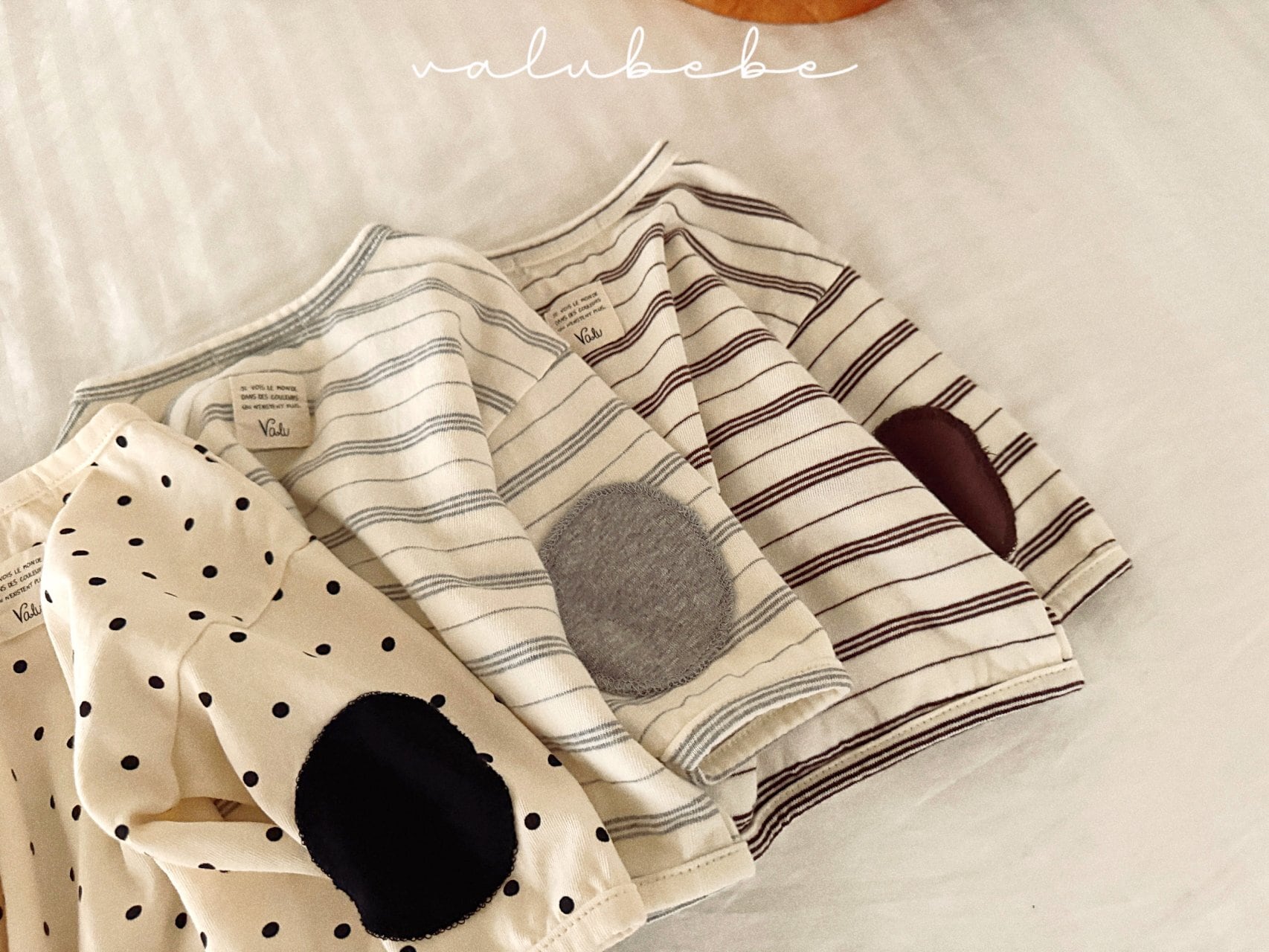【即納/90size】ストライプTシャツ / valubebe