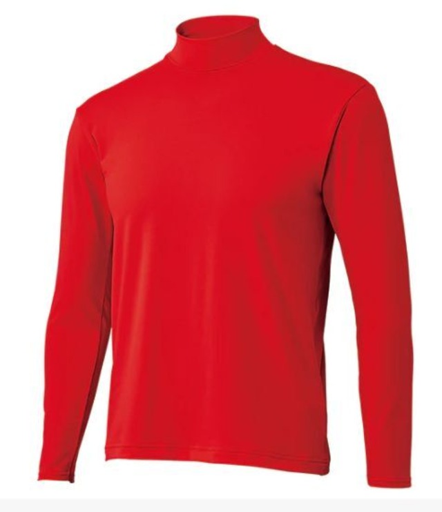 ゼット(zett)ライトフィットアンダーシャツ ハイネック長袖　品番： BO8920(6400)