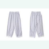 【2color】甘さと抜け感の交差点。ラインチェックパンツ《i0686》