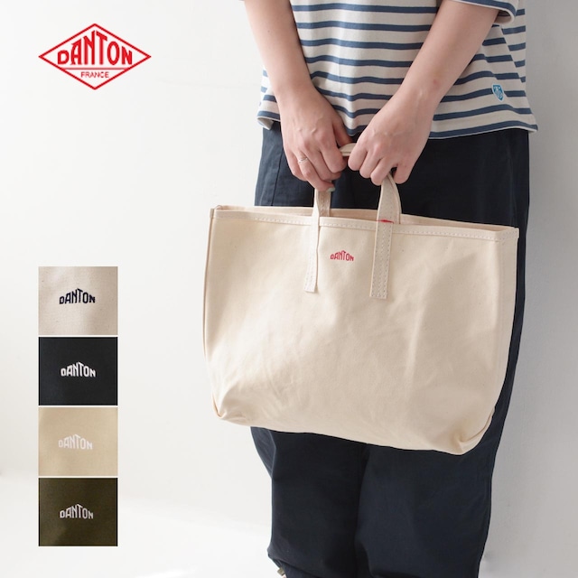 DANTON [ダントン] CANVAS TOTE BAG M [DT-H0051 LCS] キャンバストートバッグM・ハンドルトート・コットントート・コットンバッグ・MEN'S/LADY'S [2022SS]