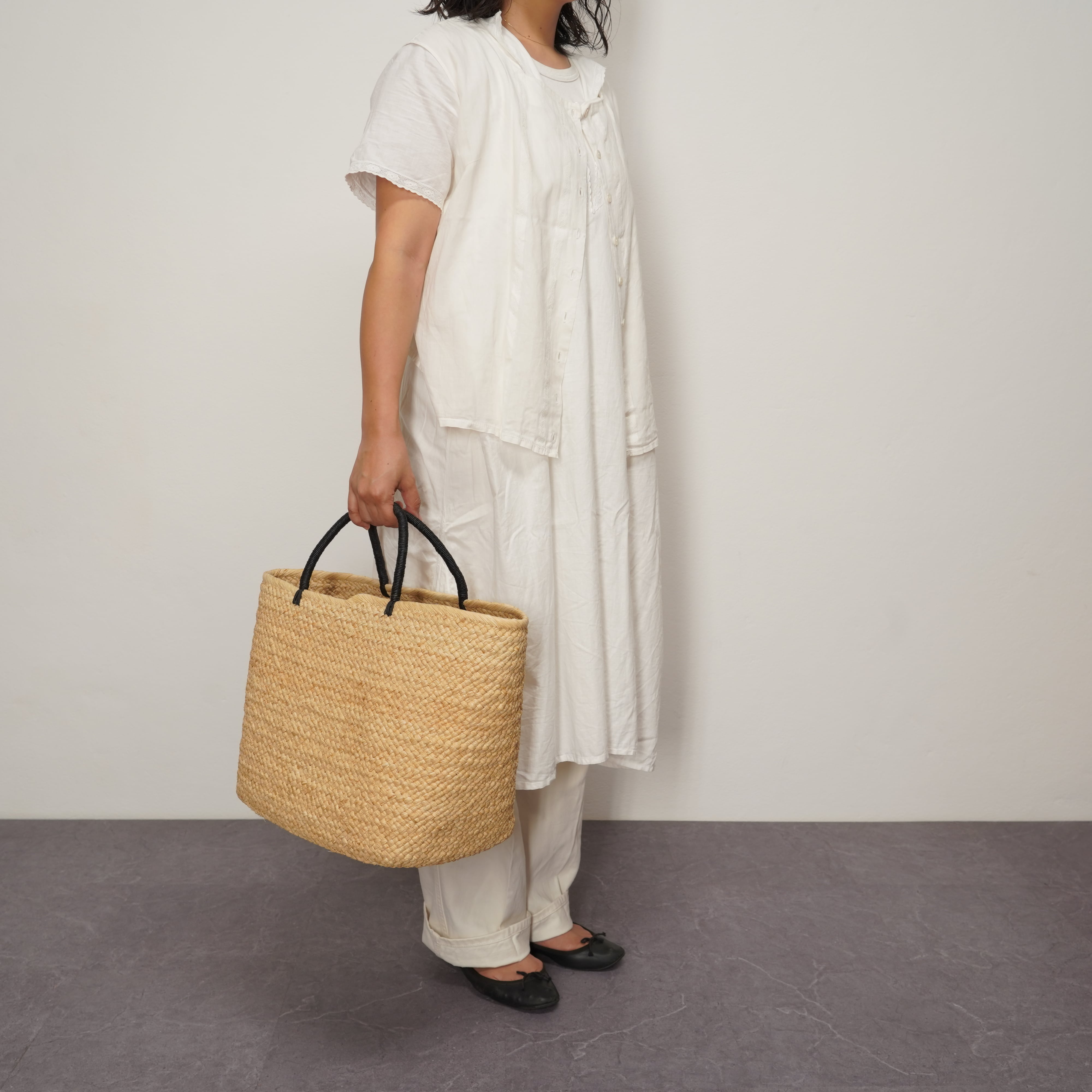 Marche Bag (L) - Color handle | AMPIANA