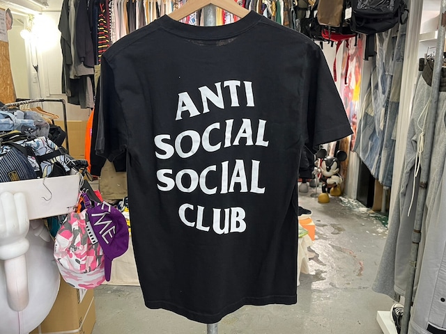 ANTI SOCIAL SOCIAL CLUB ASSC LOGO TEE BLACK SMALL 00398