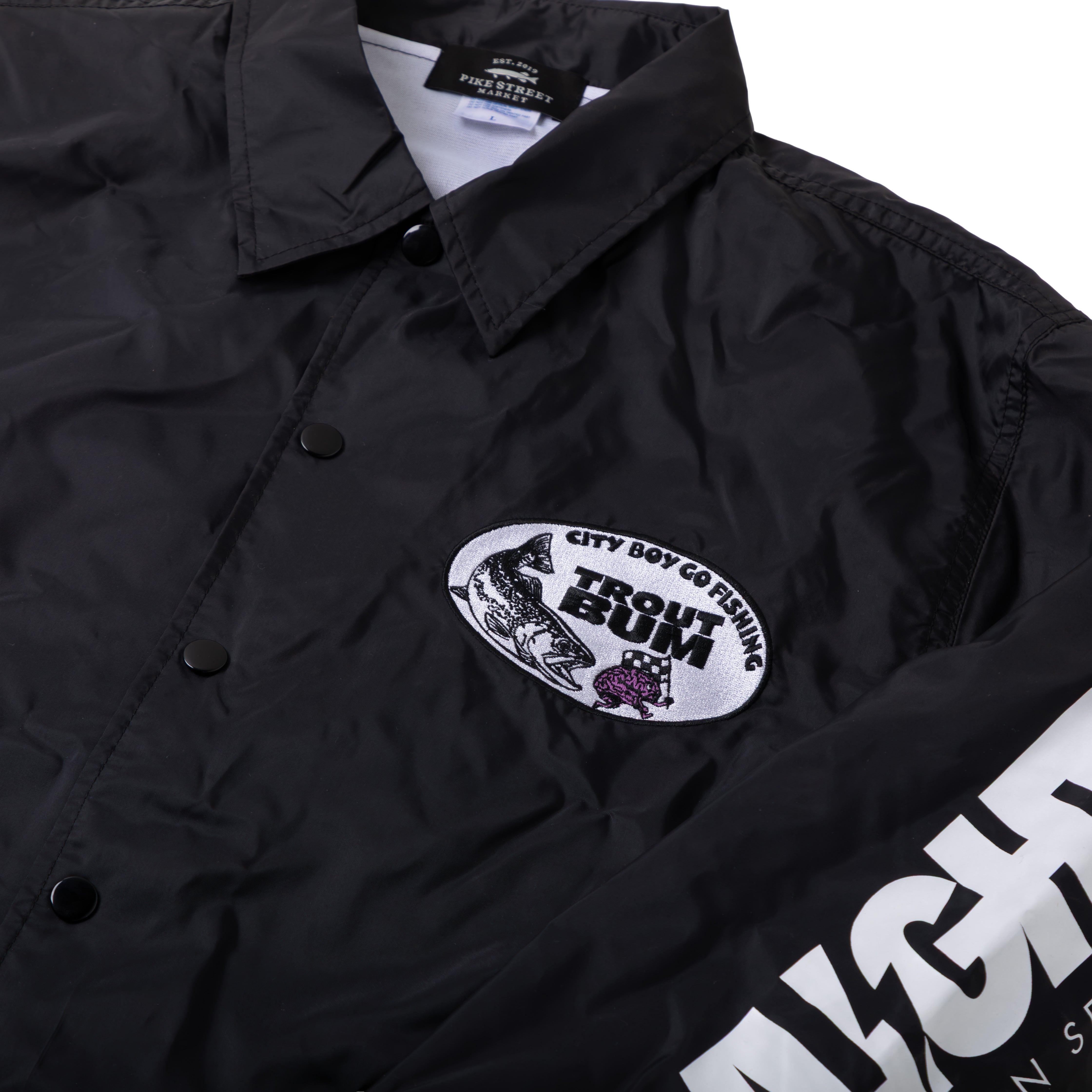 TROUT BUM Coach Jacket w/ LOWLIGHT | Pike Street Market